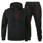 Men Autumn Winter Jogging Sportswear Set Sweatshirt and Pants