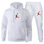 Men Autumn Winter Jogging Sportswear Set Sweatshirt and Pants
