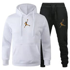 Men Autumn Winter Jogging Sportswear Set Sweatshirt and Pants