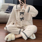 Women's Pajamas Set, Autumn & Winter Home Wear, Padded, Thickened Warm Princess Clothes for Cozy Comfort