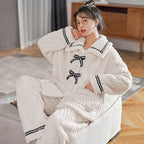 Women's Pajamas Set, Autumn & Winter Home Wear, Padded, Thickened Warm Princess Clothes for Cozy Comfort