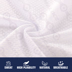 Breathable Cycling Base Layer, Quick Dry MTB Vest, Cool Cycle Sleevess for Summer, White Bike Undershirt
