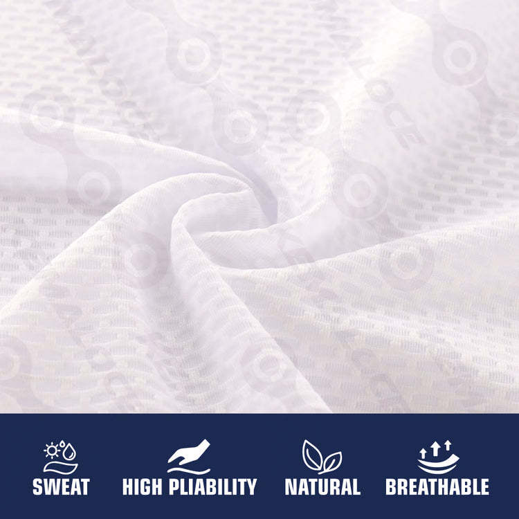 Breathable Cycling Base Layer, Quick Dry MTB Vest, Cool Cycle Sleevess for Summer, White Bike Undershirt